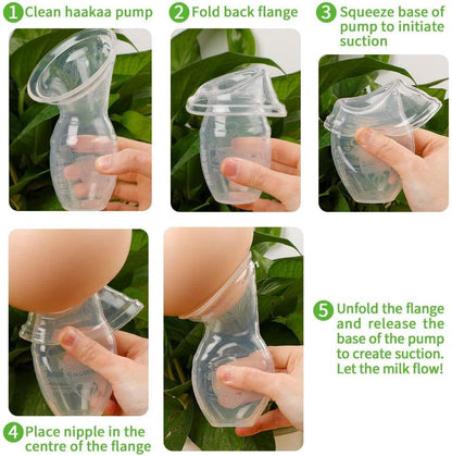 Silicone Haakaa Manual Breast Pump | LUMAMA