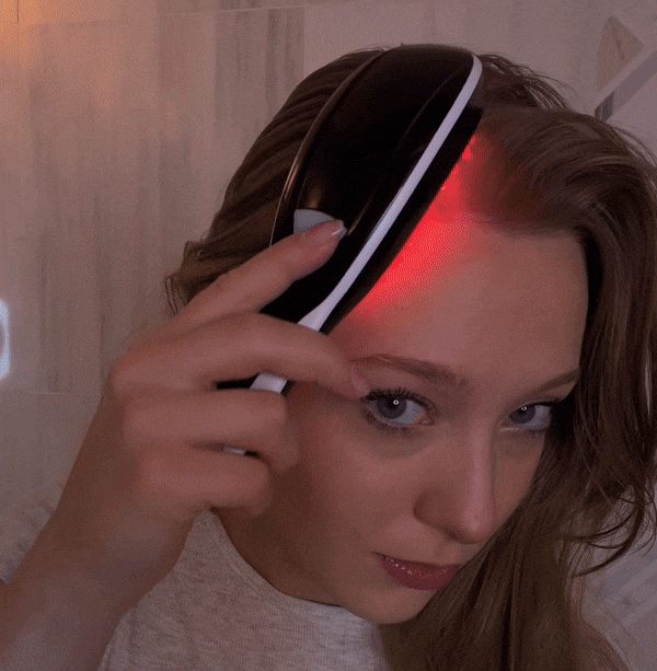 RED LIGHT THERAPY BRUSH SCALP MASSAGER COMB HAIR GROWTH ANTI HAIR LOSS