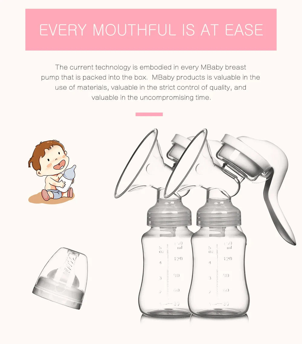Manual Breast Pump Safe & Portable | LUMAMA