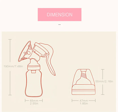 Manual Breast Pump Safe & Portable | LUMAMA