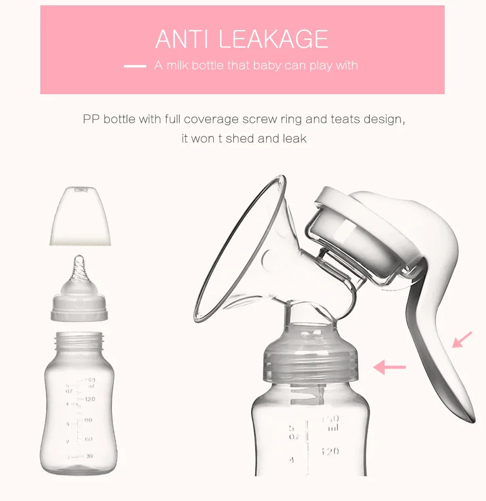 Manual Breast Pump Safe & Portable | LUMAMA