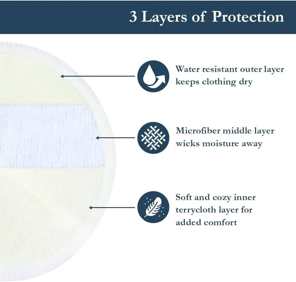 4Pcs Washable Breast Pads | LUMAMA