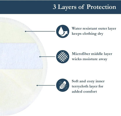 4Pcs Washable Breast Pads | LUMAMA
