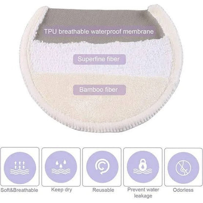 4Pcs Washable Breast Pads | LUMAMA